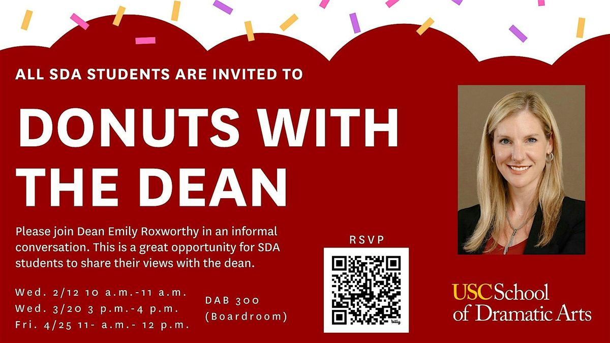 DONUTS WITH THE DEAN!