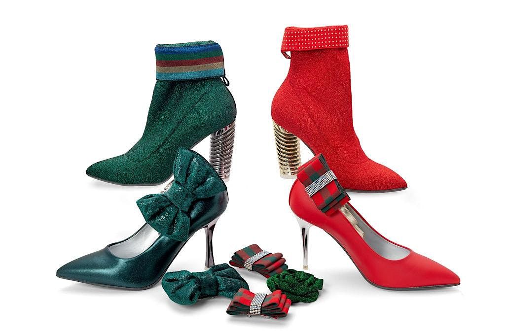 SHOE Party! Includes SHOES- One Pair-Customized tops-Shoes for Holidays