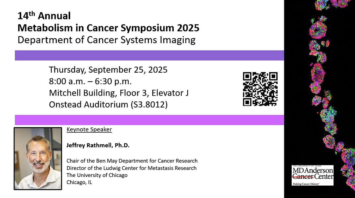 14th Annual Metabolism in Cancer Symposium 2025