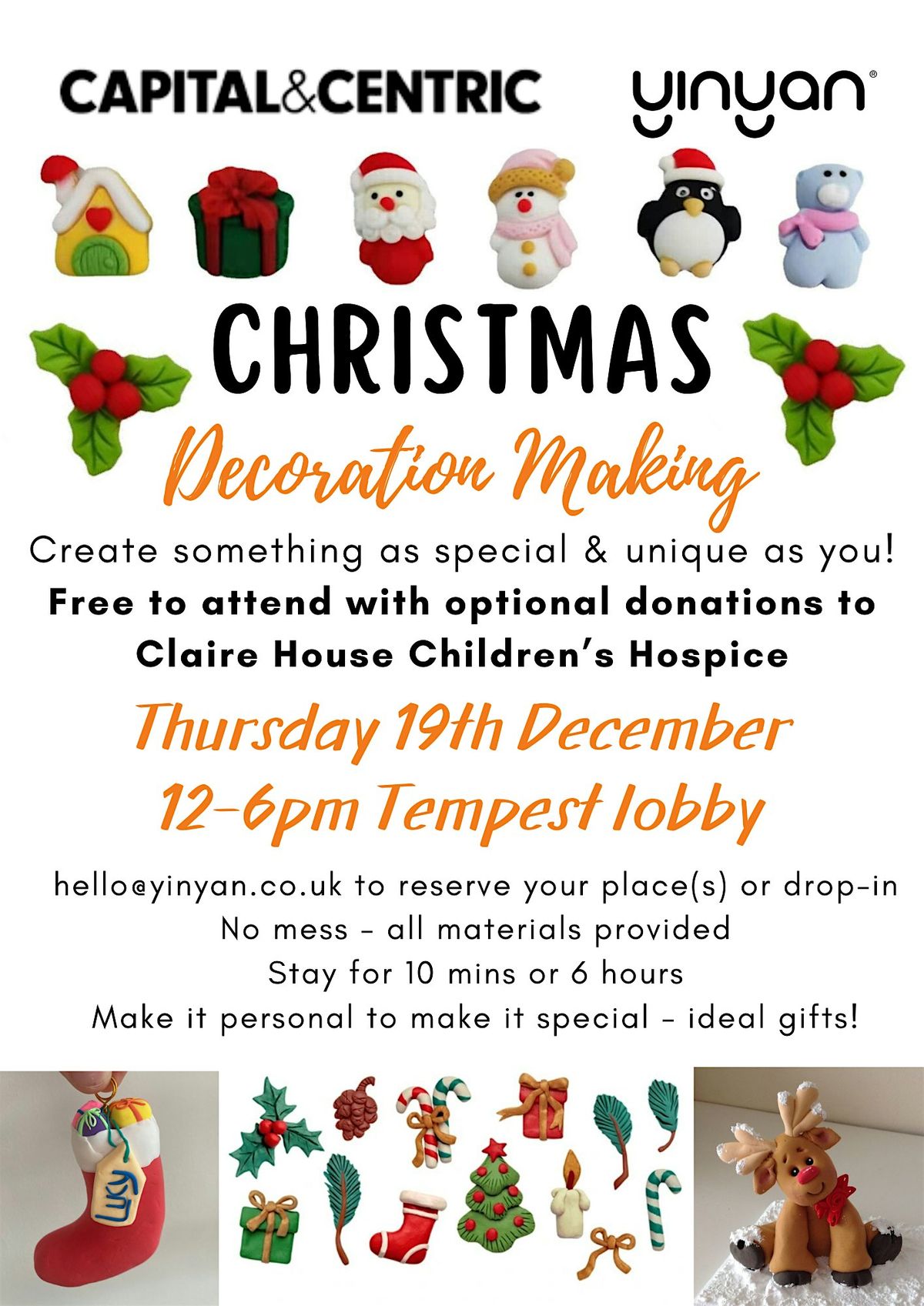 Christmas Decoration Making at Tempest on Tithebarn, Liverpool