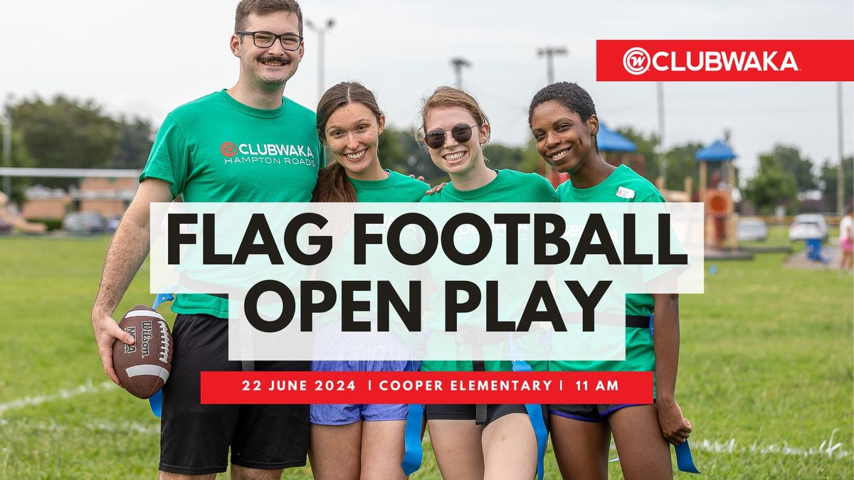 Flag Football Open Play