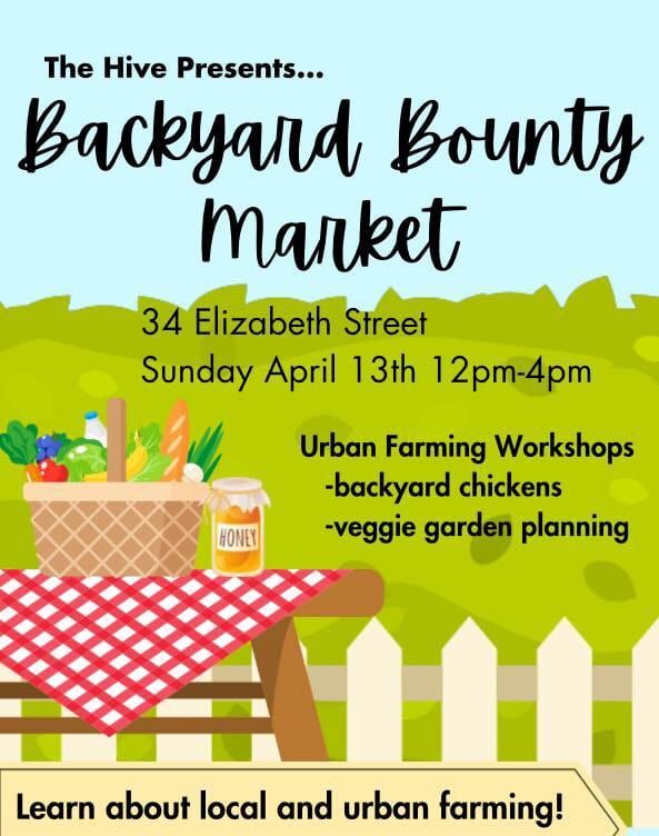 Backyard Bounty- skills workshops to farm your yard