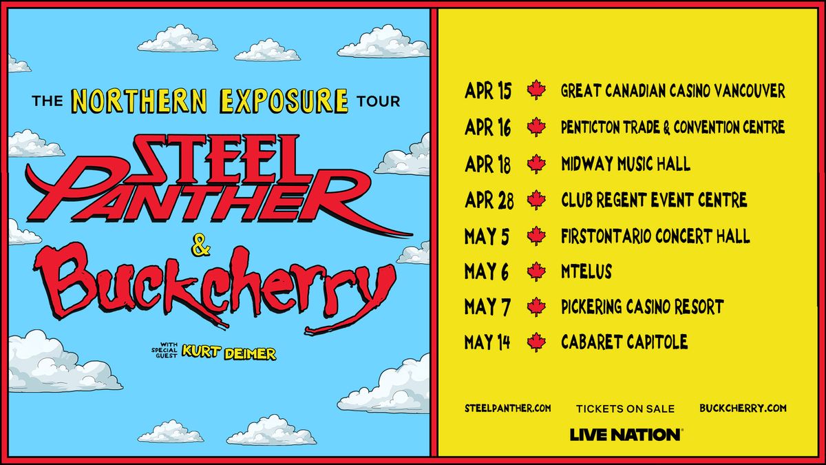 Steel Panther & Buckcherry - The Northern Exposure Tour