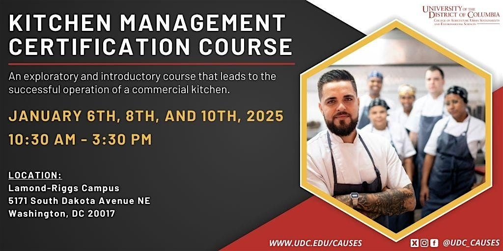 Kitchen Management Training (January)