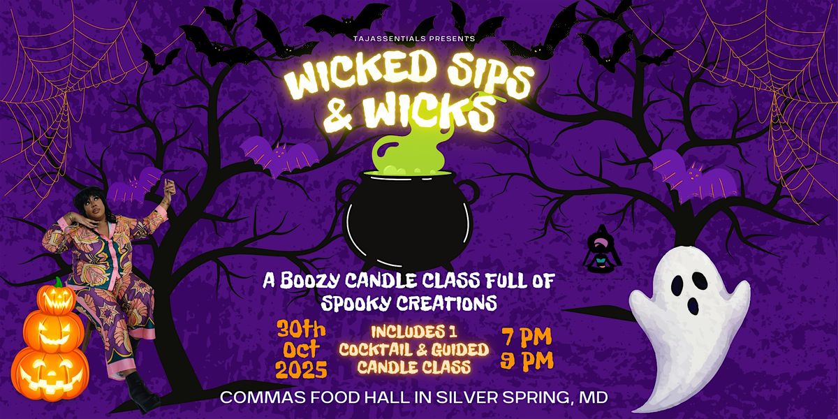 Wicked Sips & Wicks: A Spooky Candle Class