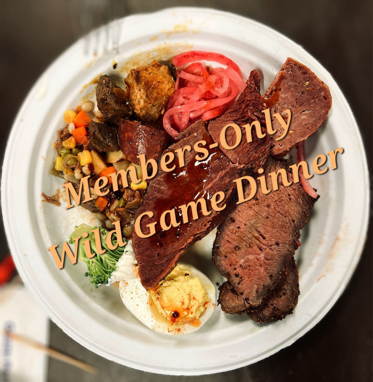 "Members-Only" Wild Game Dinner\/Big Buck Contest