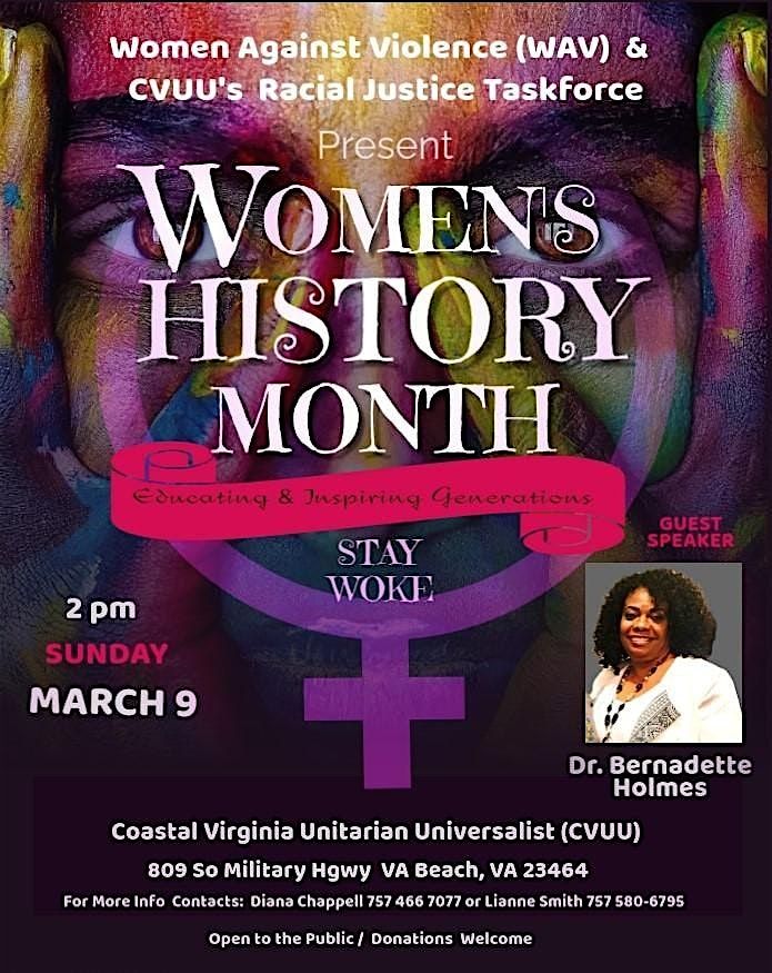 Stay Woke! Women's History Month Program