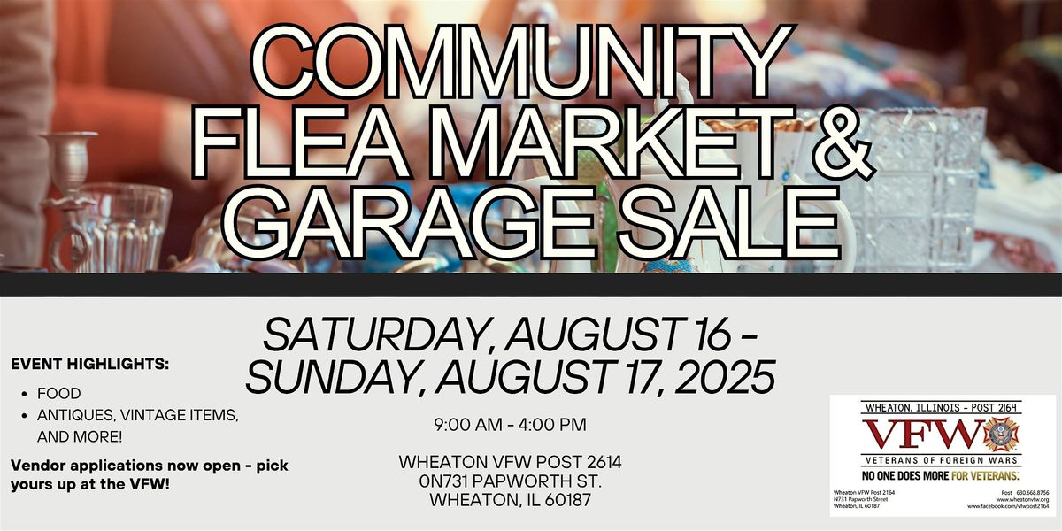 Community Flea Market & Garage Sale