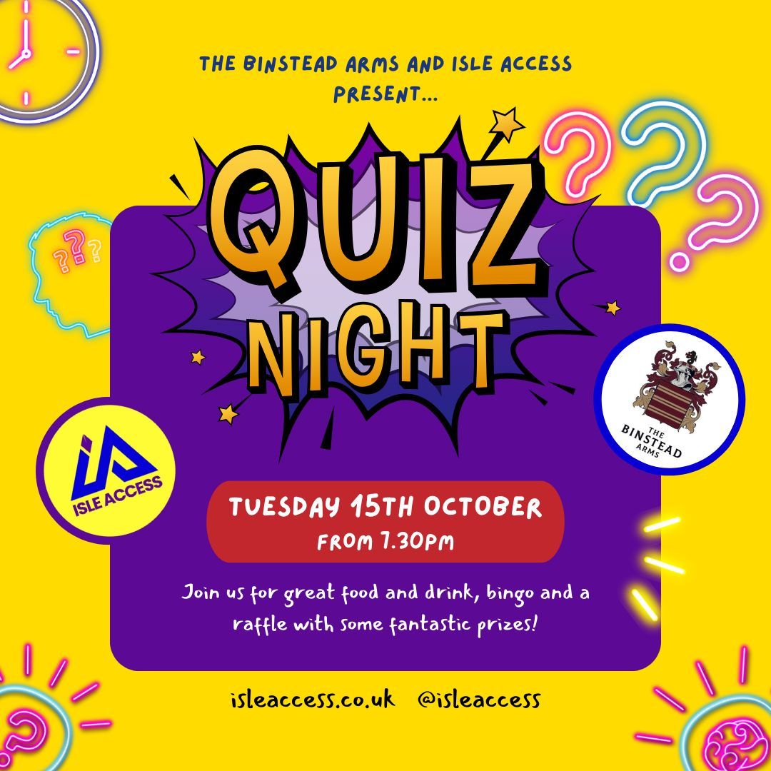 Isle Access Presents: Binstead Quiz Night!