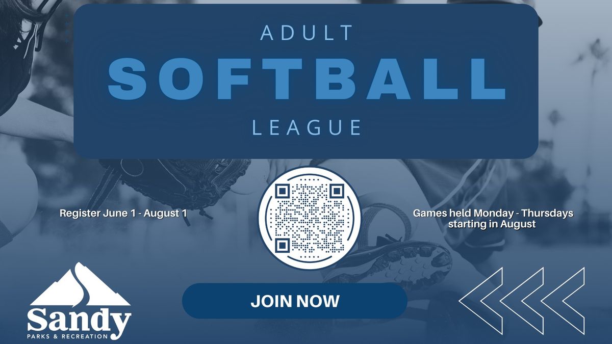 Fall Adult Softball League