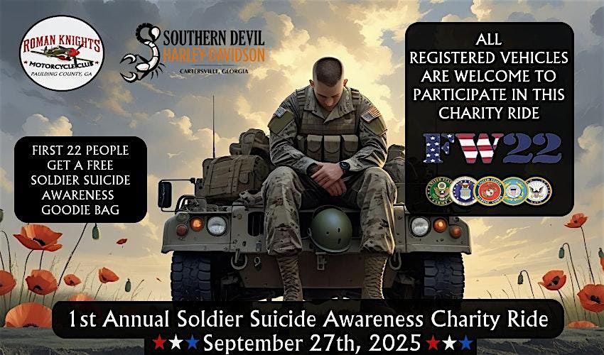 1st Annual Roman Knights GA Soldier Suicide Awareness Charity Ride