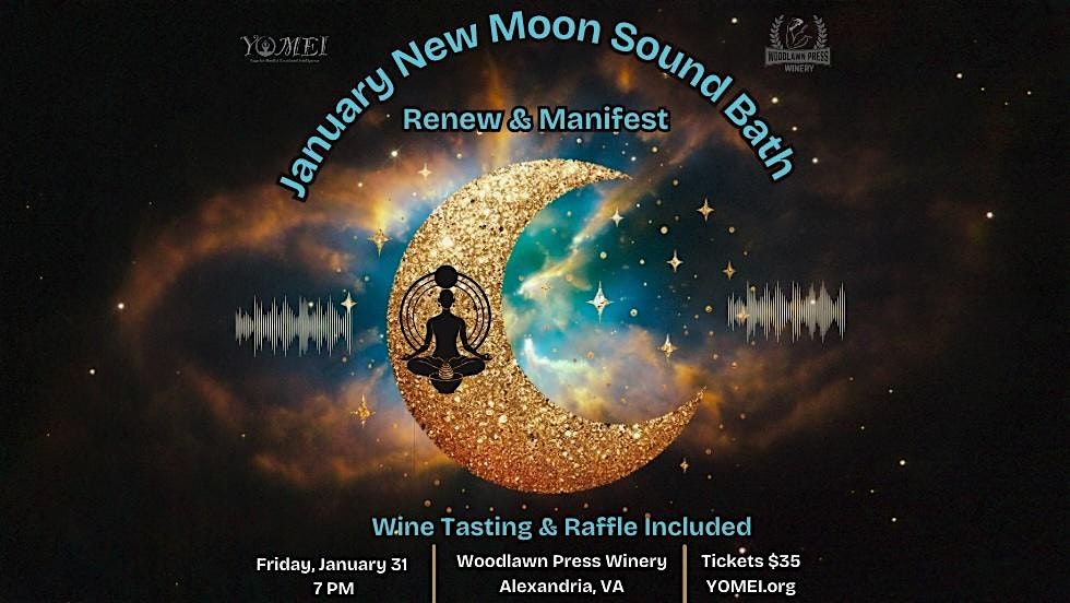 Renew & Manifest: January New Moon Wine Tasting & Sound Bath