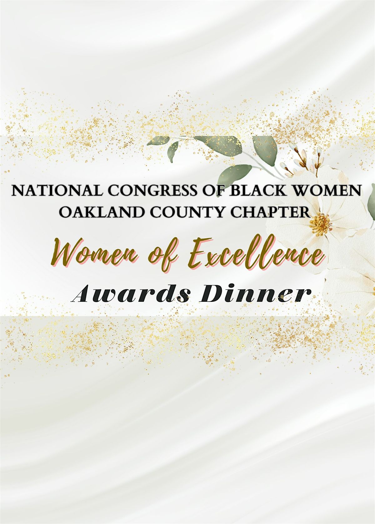 NCBW Oakland County Chapter Women of Excellence Awards Dinner