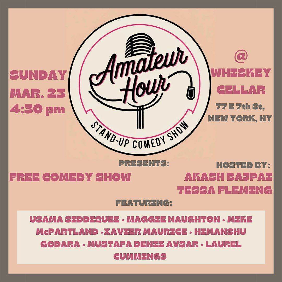 AMATEUR HOUR STAND-UP COMEDY SHOW