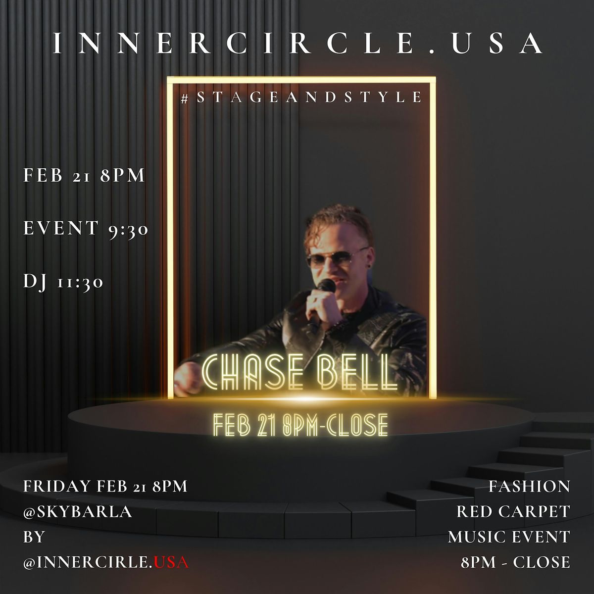 #StageAndStyle Fashion & Music Show SkyBar by @InnerCircle.usa