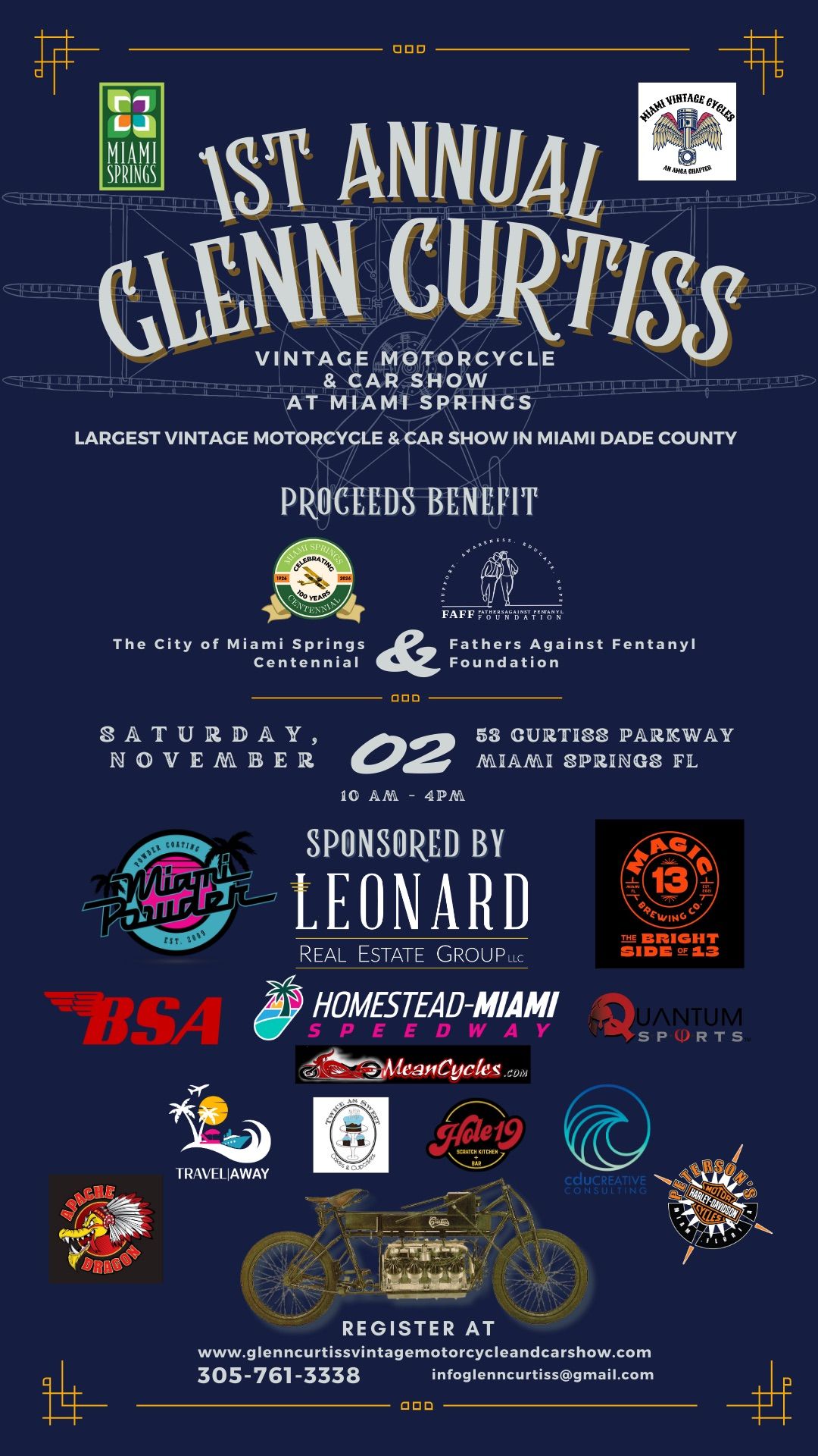 First Annual Glenn Curtiss Vintage Motorcycle and Car Show