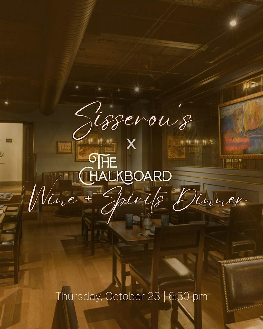 Chef Collaboration Dinner at The Chalkboard