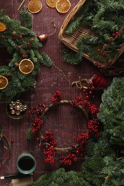 Wreath Making Workshop at Rochdale Town Hall 