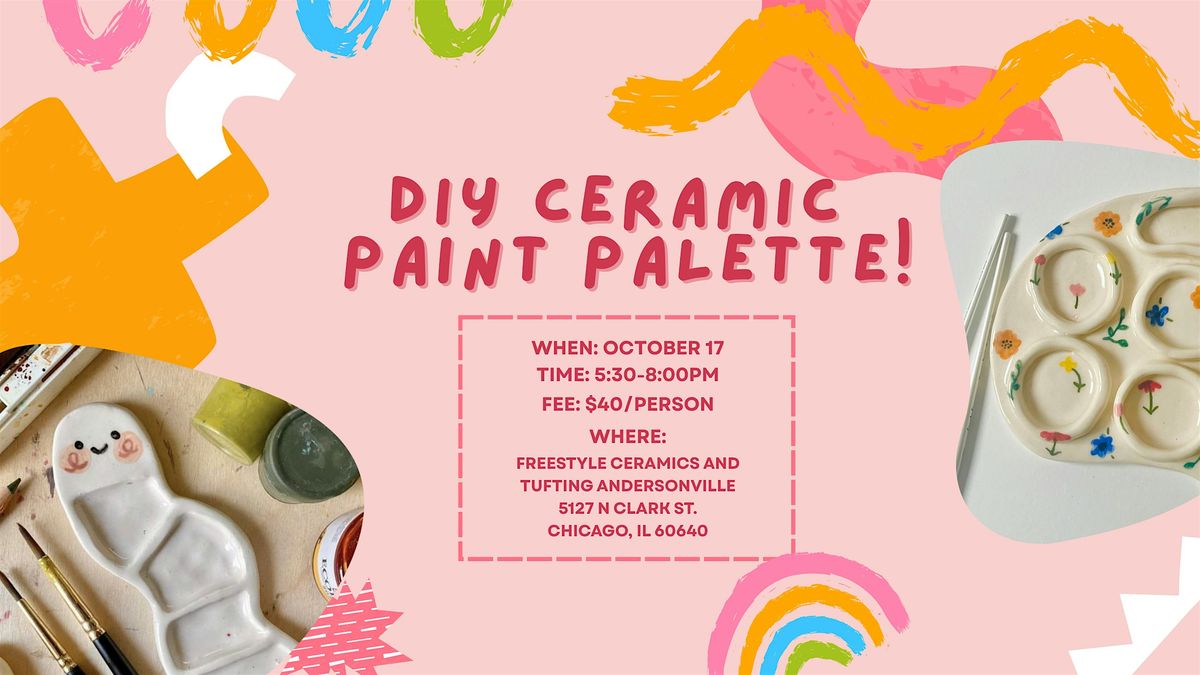 DIY Ceramic Paint Palette