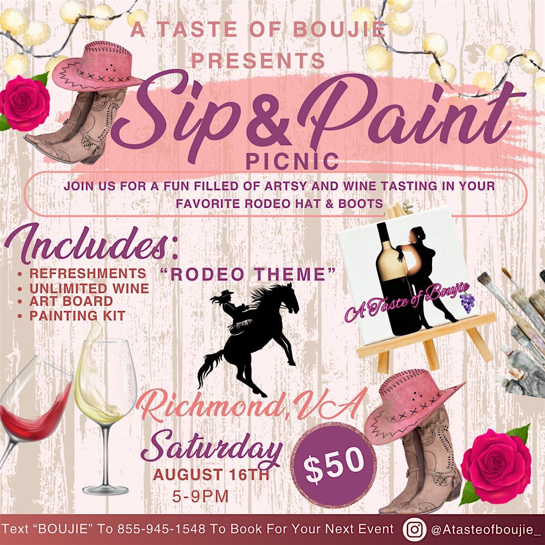A Taste of Boujie Presents Sip &Paint