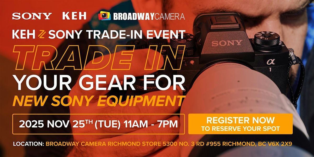 KEH: SONY Trade-In Event (November 25th)