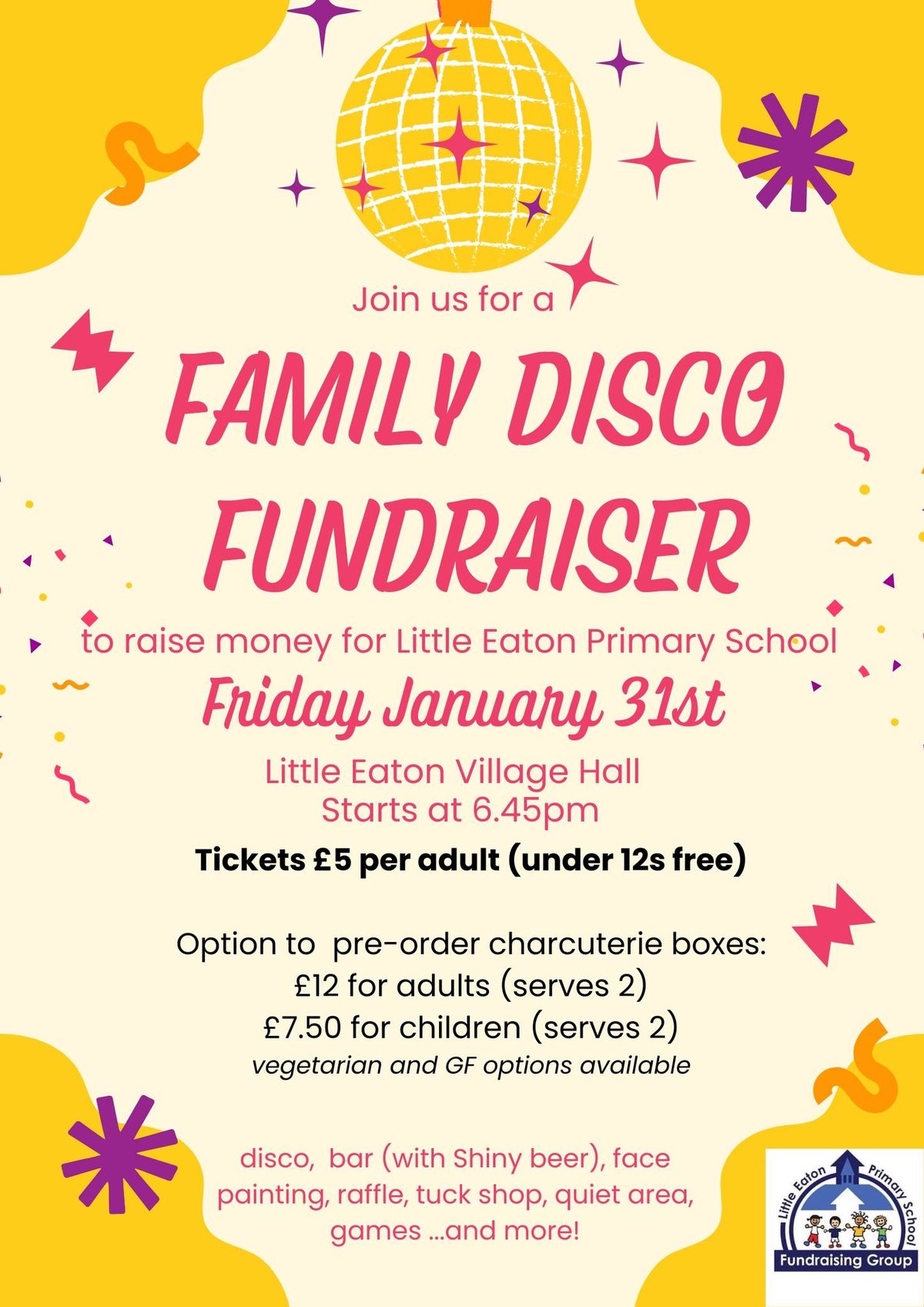 Family Fundraising Disco