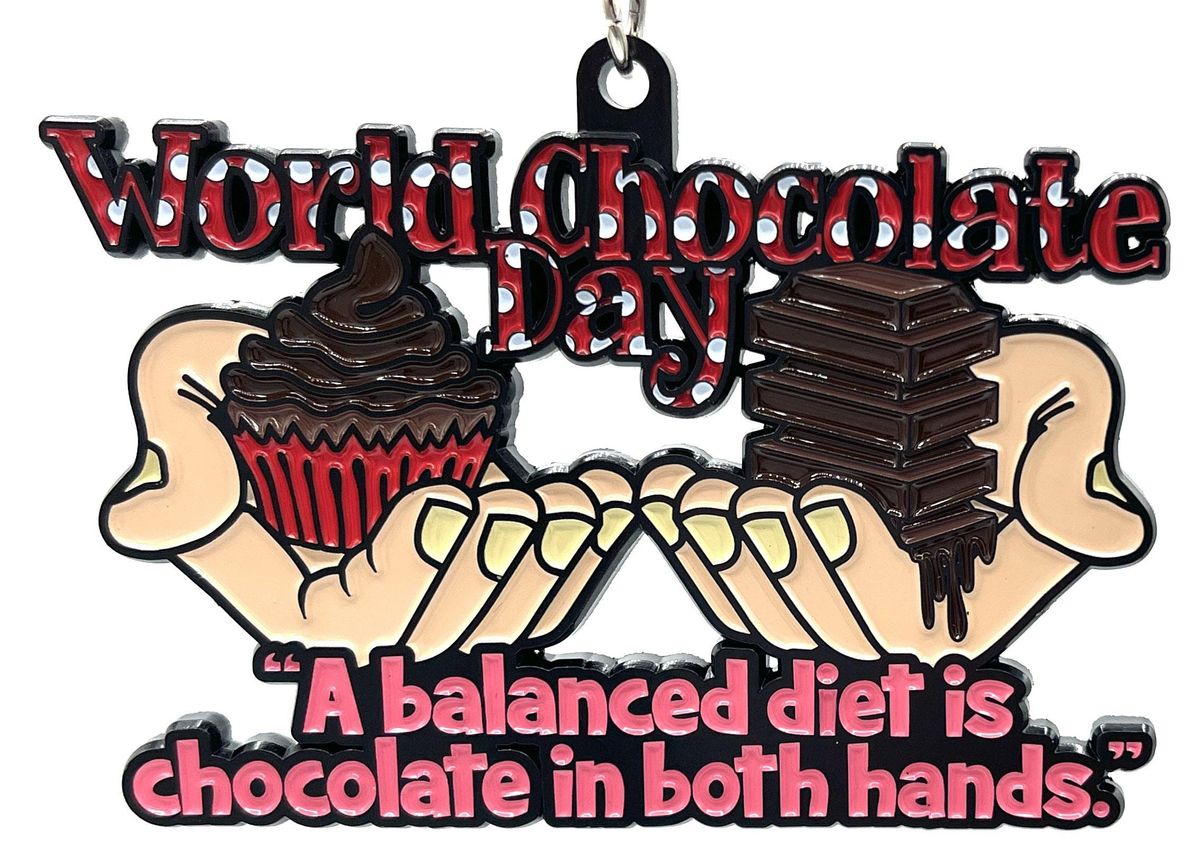 2021 World Chocolate Day 5K 10K 13.1 26.2-Participate from Home. Save $5!