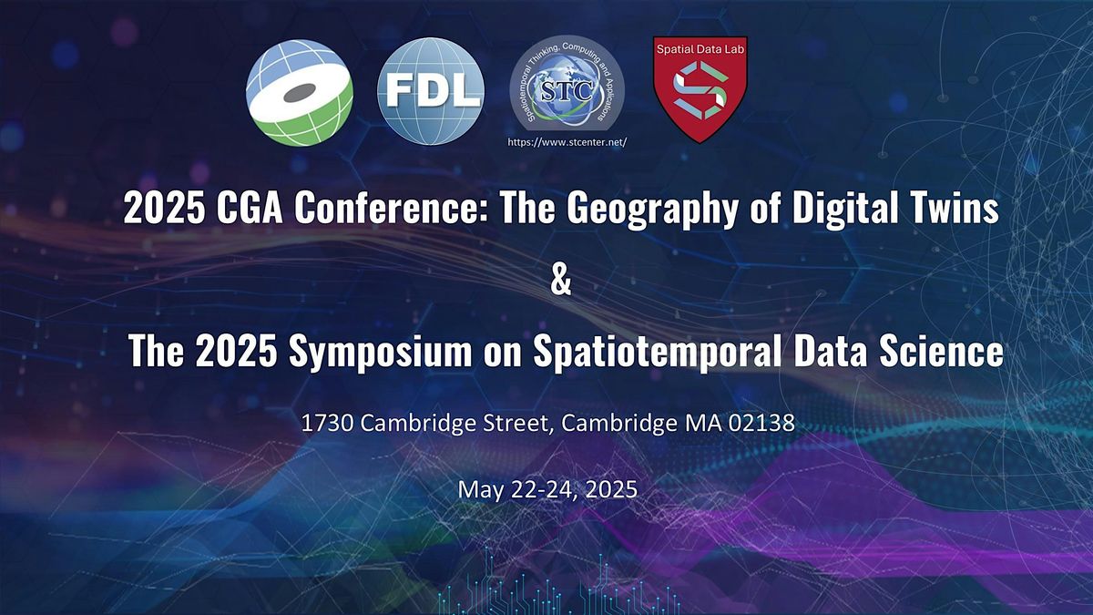 2025 CGA Conference & Symposium on Spatiotemporal Data Science