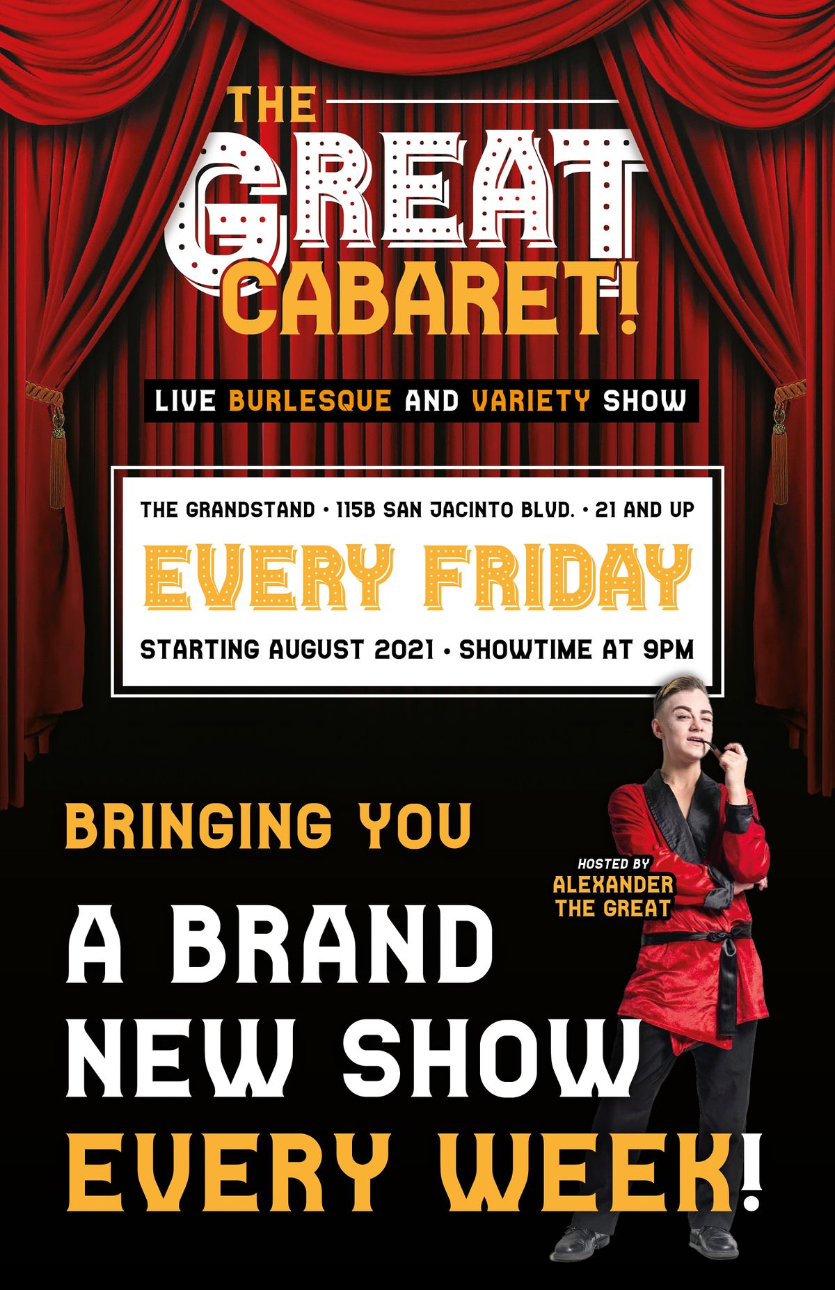 The Great Cabaret! Live Burlesque & Variety Show