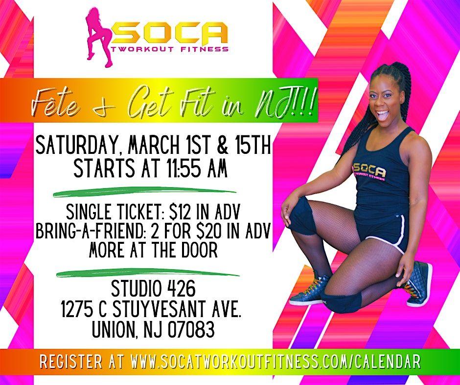 Soca Tworkout Fitness: F\u00eate and Get Fit in Union, NJ!!!