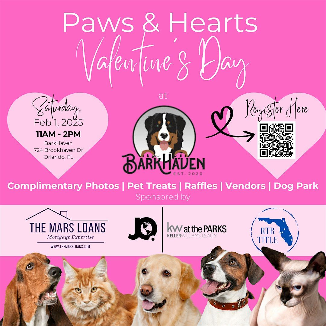 Paws & Hearts Valentine's Day!