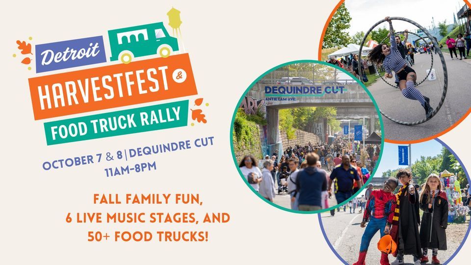 Detroit Harvest Fest & Food Truck Rally, Dequindre Cut Greenway, Grosse ...