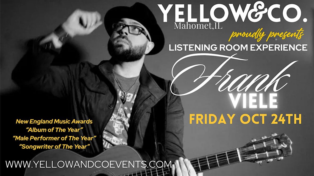 Listening Room show with Singer\/Songwriter Frank Viele