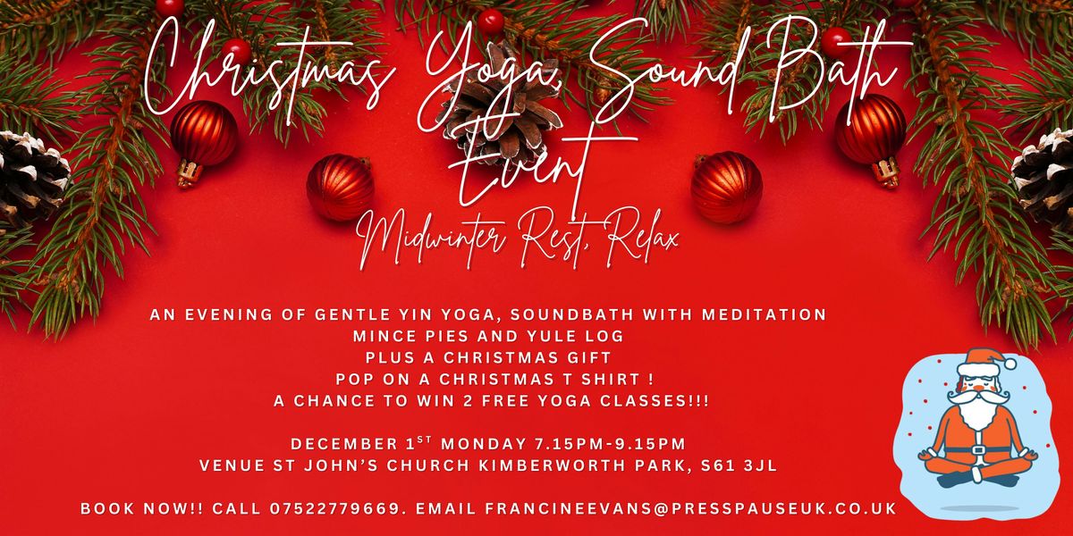 Mid Winter Rest and Relax, Yoga and Sound Bath
