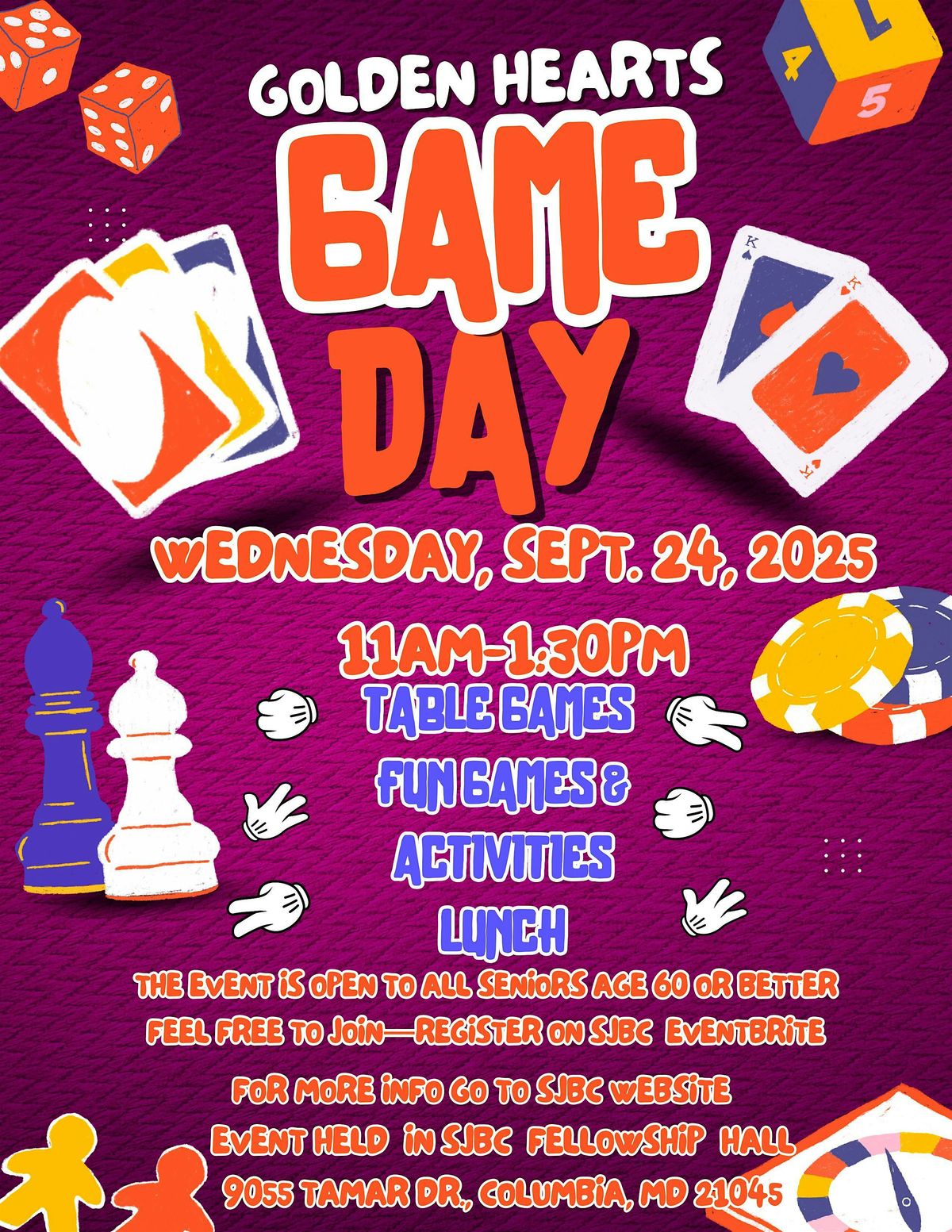 Golden Hearts Senior Game Day