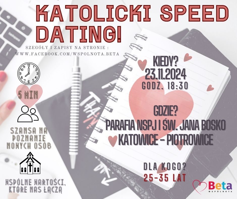 Katolicki Speed Dating 2024 - edycja jesienna