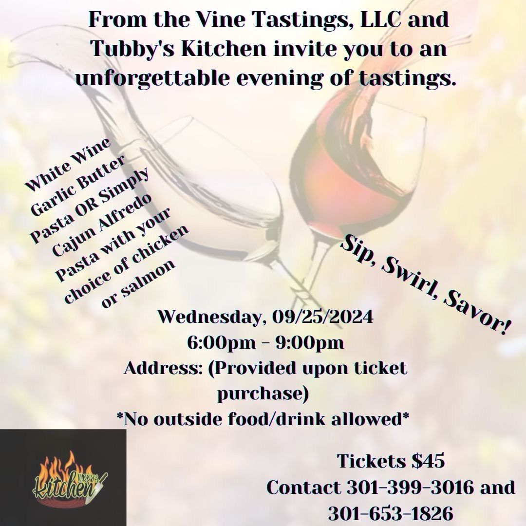 Wine Tasting and Live Cooking Demonstration