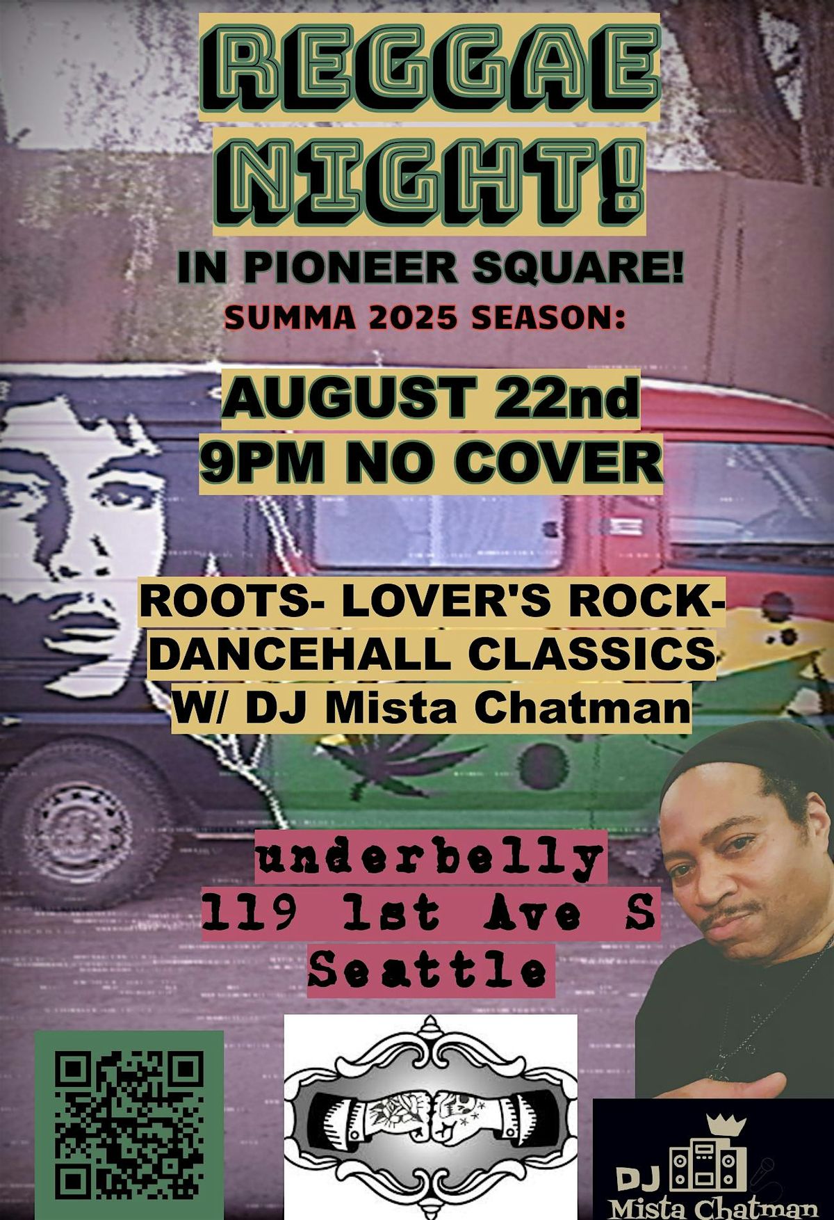 REGGAE NIGHT! in Pioneer Square