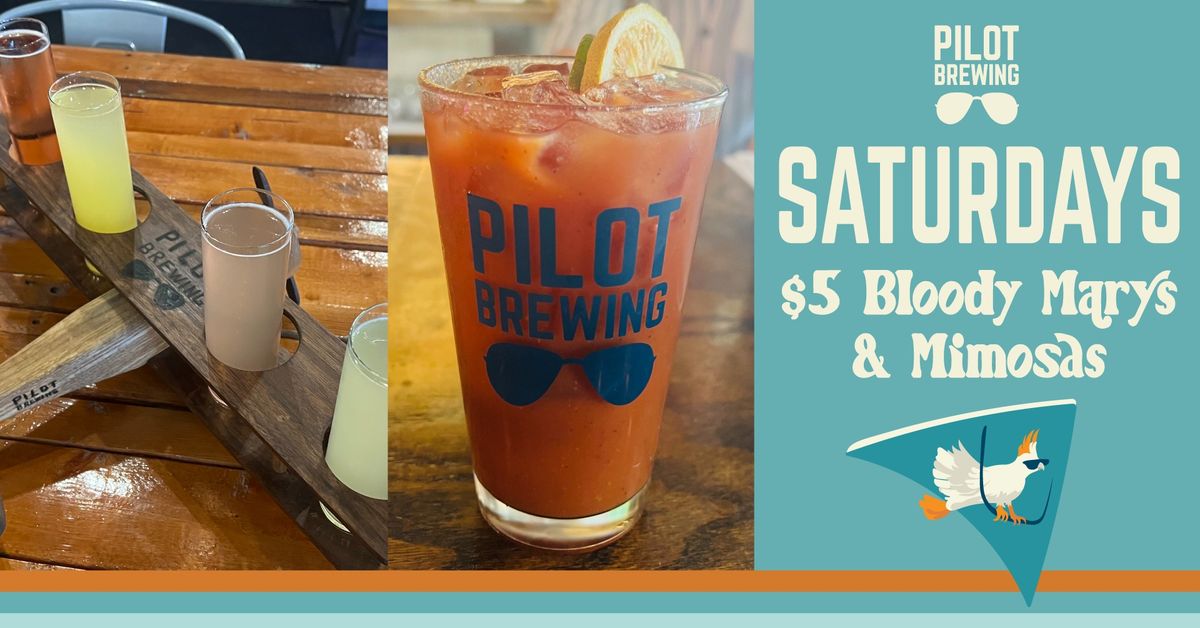 Saturday Special: $5 Bloody Marys & Mimosas!