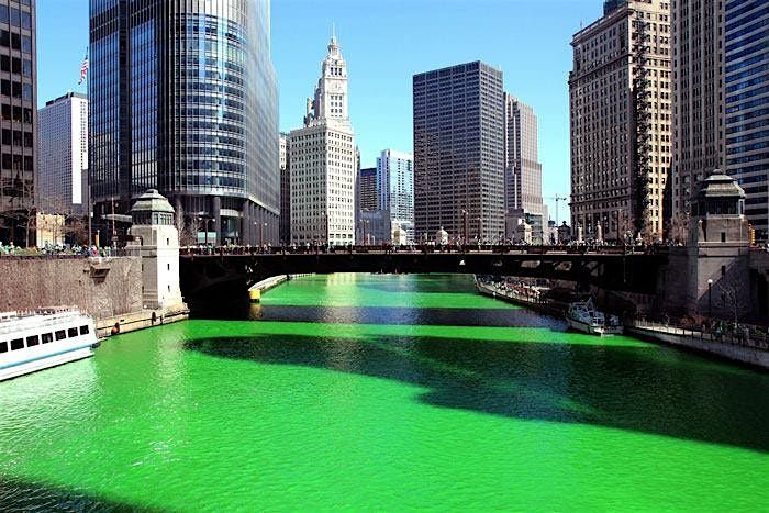 St. Patrick's Day Chicago Green River afternoon Booze Cruise!