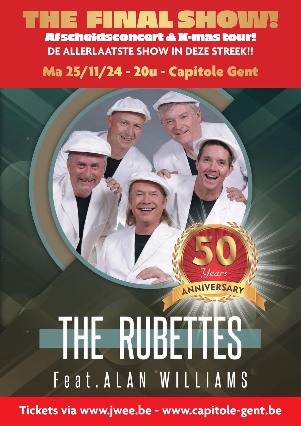 AFSCHEIDSCONCERT & X MAS Show THE RUBETTES Ft. Alan Williams