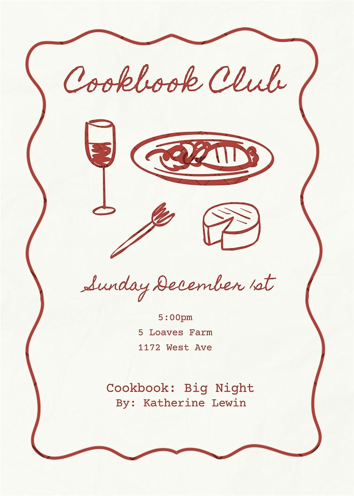 Cookbook Club Part III