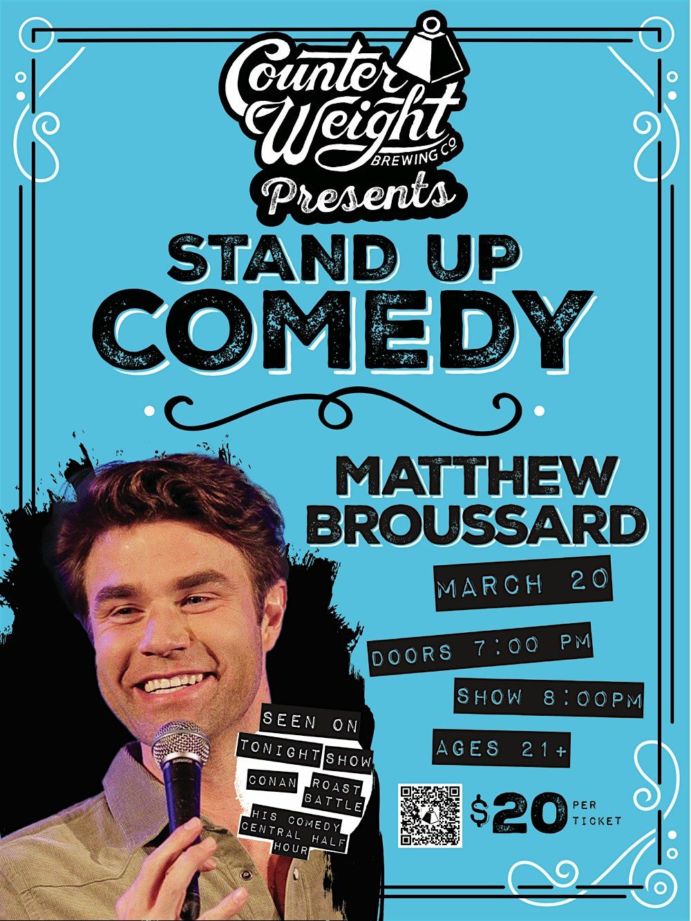 Stand Up Comedy with Matthew Broussard