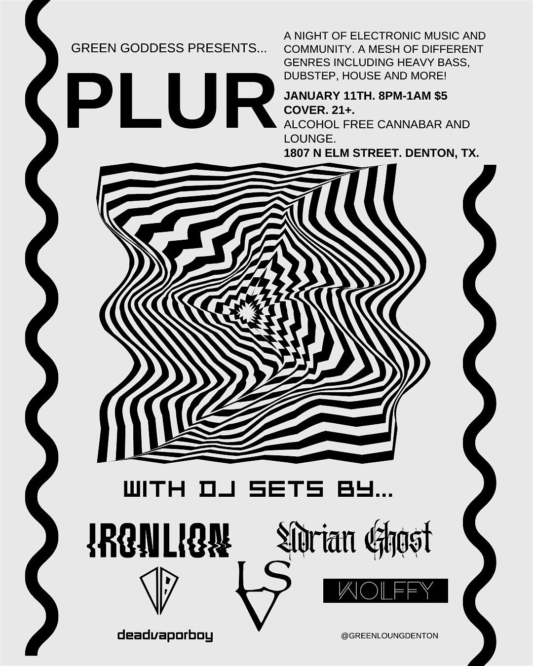 PLUR: Denton's Monthly Rave (Community and EDM)