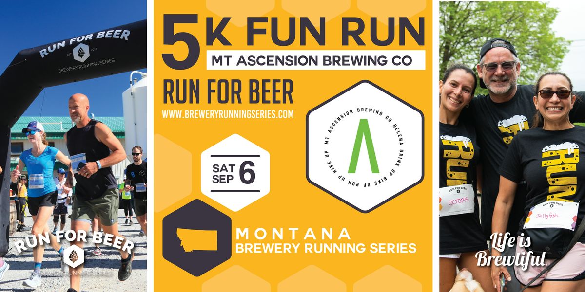 5k Beer Run x Mt Ascension Brewing | 2025 Montana Brewery Running Series