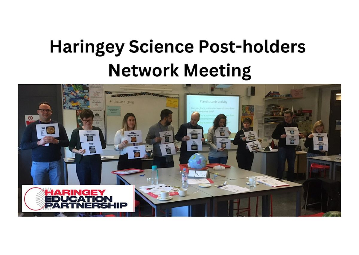 Secondary Science Post-holders network @APS - Spring Term
