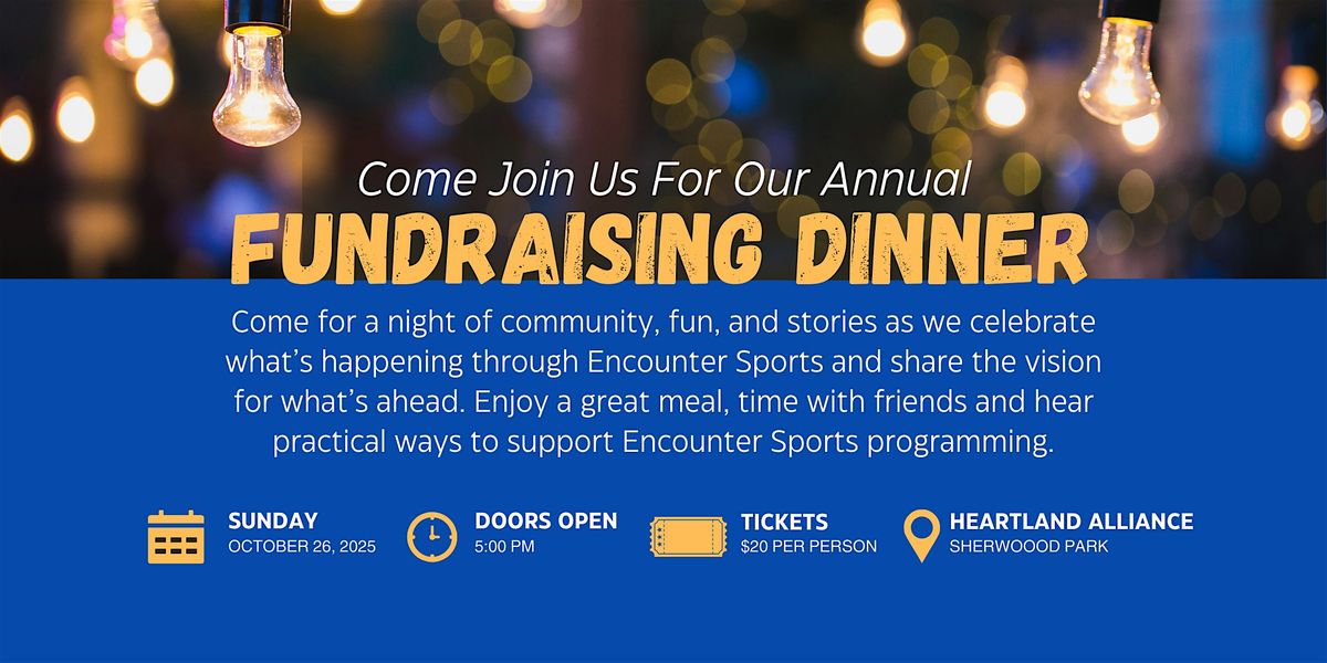 Encounter Sports Fundraising Dinner