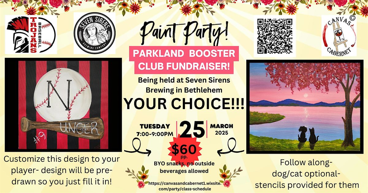 PARKLAND BOOSTER CLUB FUNDRAISER AT SEVEN SIRENS BREWING