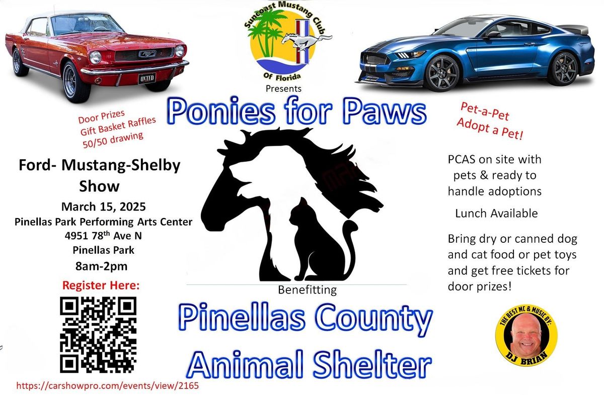 "Ponies for Paws" Mustang-Ford-Shelby Benefit Show