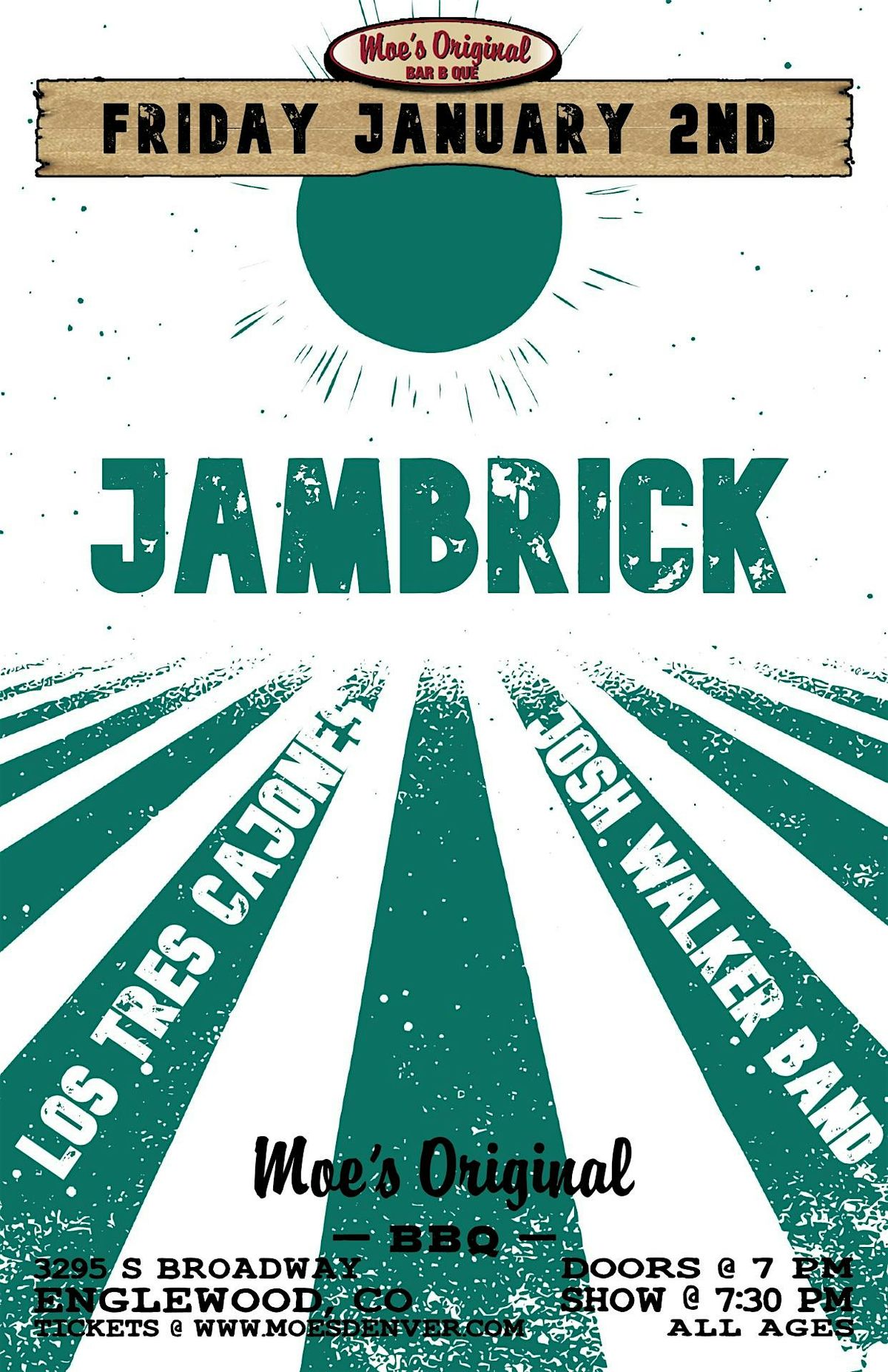 Jambrick w\/ Los Tres Cajones + Josh Walker Band
